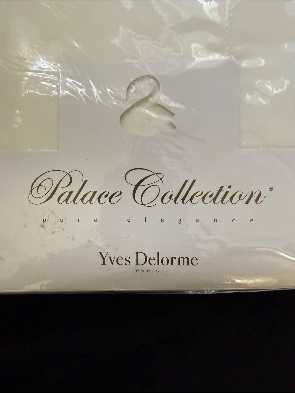 Yves Delorme Palace Roma Queen Duvet Cover Blanc 500TC Egyptian Cotton NWT